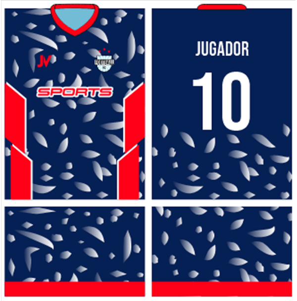 Jersey Vector Degrade Azul Marino