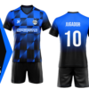 Jersey Vector Negro Azul Degrade - Image 2