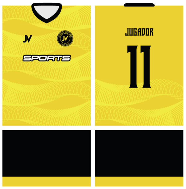 Jersey Vectors Lines Yellow