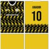 Jersey Vectors Yellow Grunge