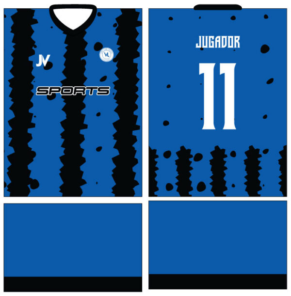Jersey Vectors Blue Black