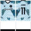 Jersey Vectors Lineas Azules