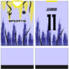 Jersey Vectors Purple Yellow