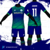 Jersey Vectors Blue Green - Image 2
