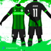 Jersey Vectors Green Lines - Image 3