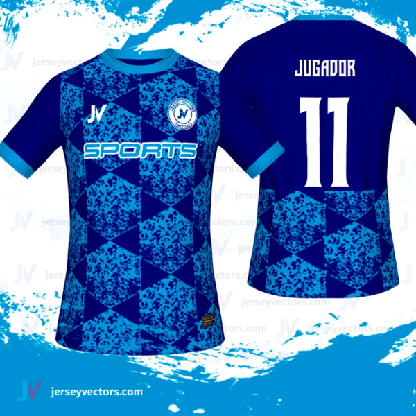 Jersey Vectors Blue - Image 3