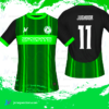 Jersey Vectors Green Lines - Image 2