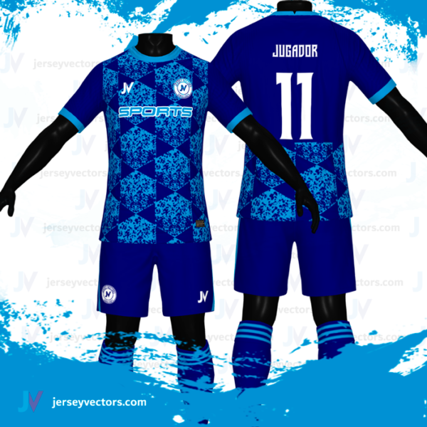 Jersey Vectors Blue - Image 2