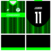 Jersey Vectors Green Lines