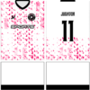 Jersey Vectors White Pink