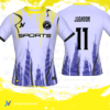 Jersey Vectors Purple Yellow - Image 3