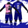 Jersey Vectors Pink Blue Black - Image 2
