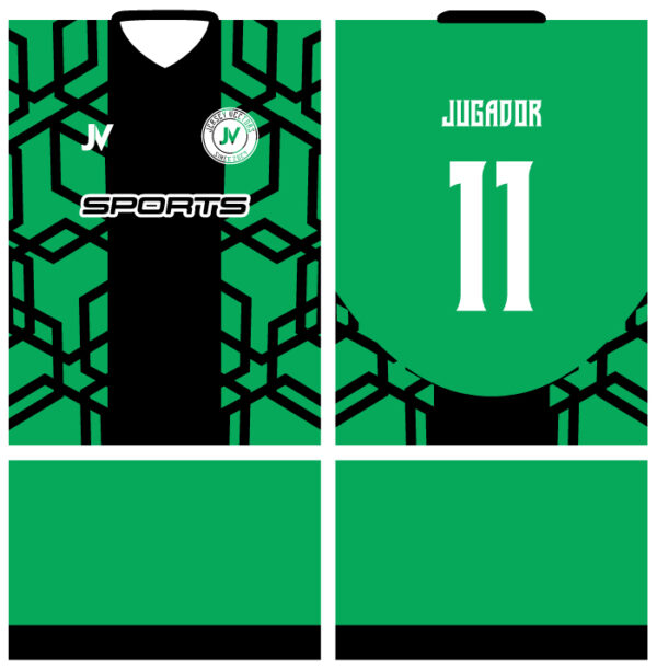 Jersey Vectors Green  Black