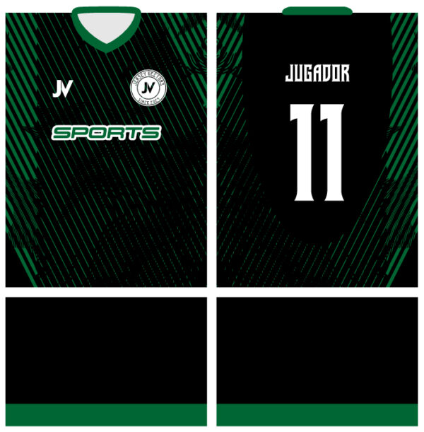 Jersey Vectors  Green Black