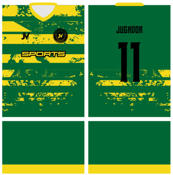 Jersey Vectors Green Yellow