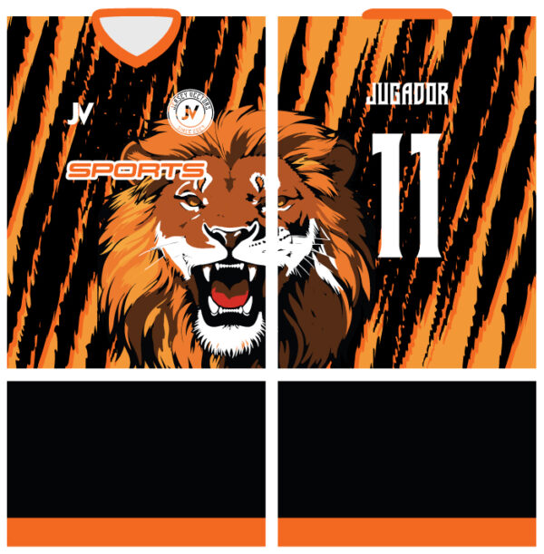 Jersey Vectors  Lion Orange