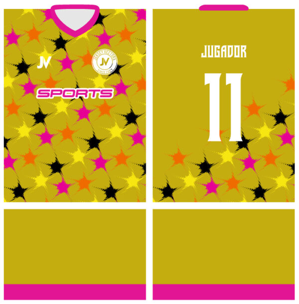 Jersey Vectors Muztard Pink