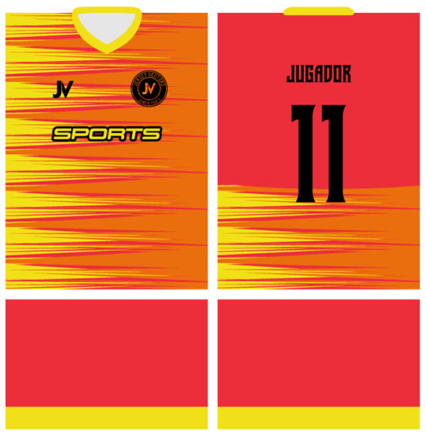 Jersey Vectors Orange Yellow