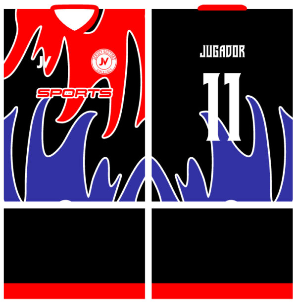 Jersey Vectors Red Blue