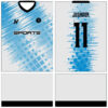 Jersey Vectors White Blue