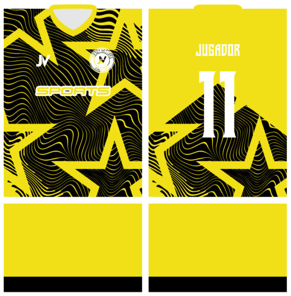 Jersey Vectors Yellow Black Start