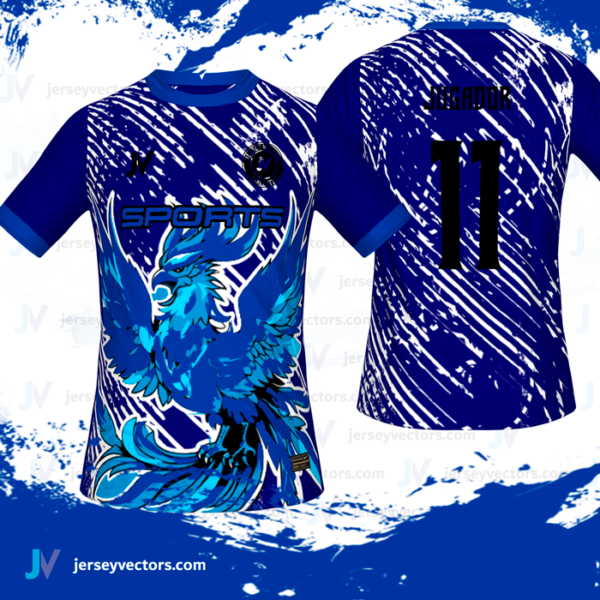 Jersey Vectors  Aguila Blues - Image 3