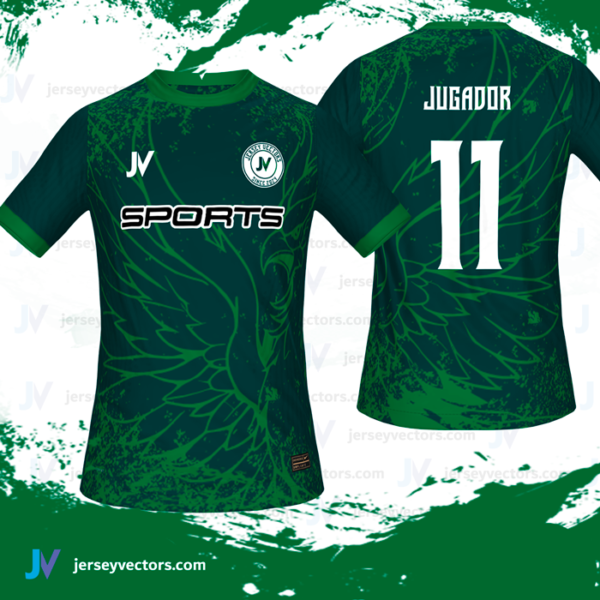 Jersey Vectors  Aguila Green - Image 3