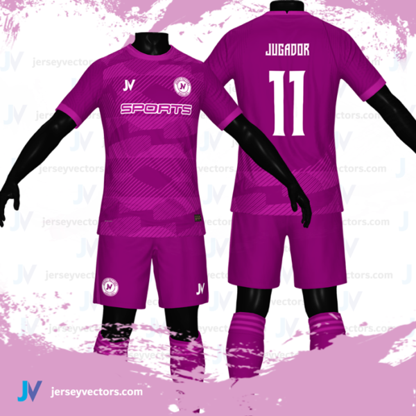 Jersey Vectors Purple - Image 3