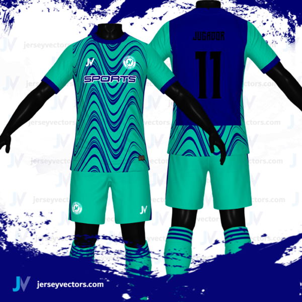 Jersey Vectors Blues Mint - Image 3