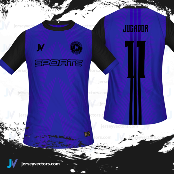 Jersey Vectors Blue - Image 3