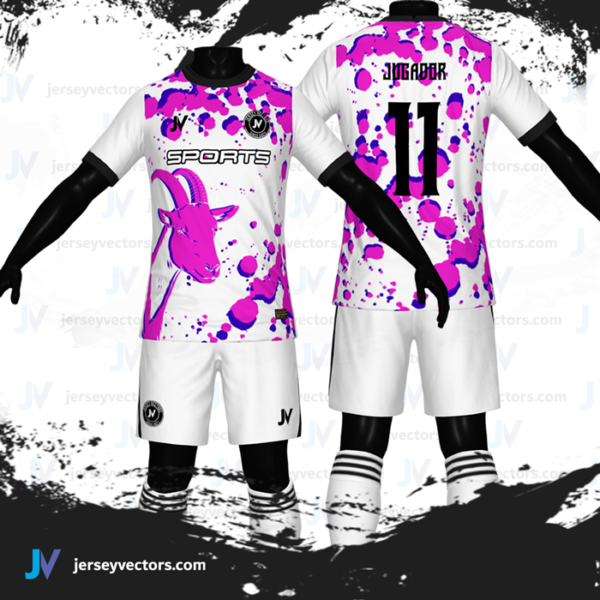 Jersey Vectors Purple Blue - Image 3