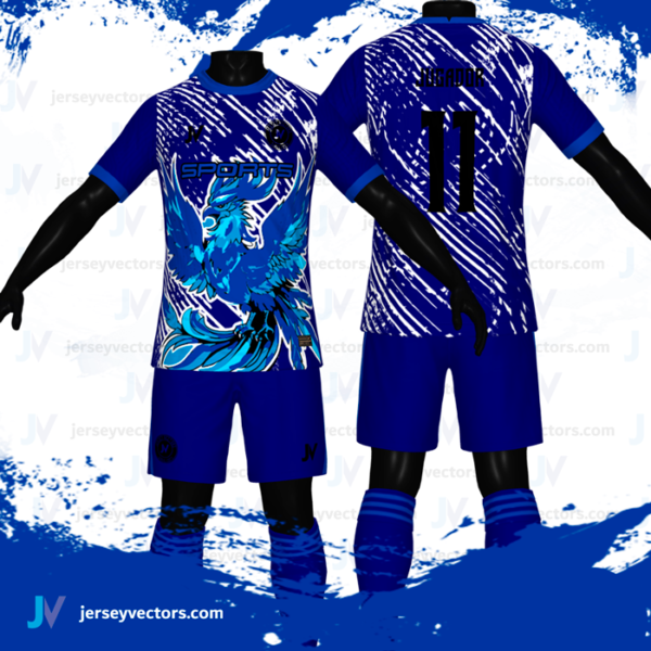 Jersey Vectors  Aguila Blues - Image 2