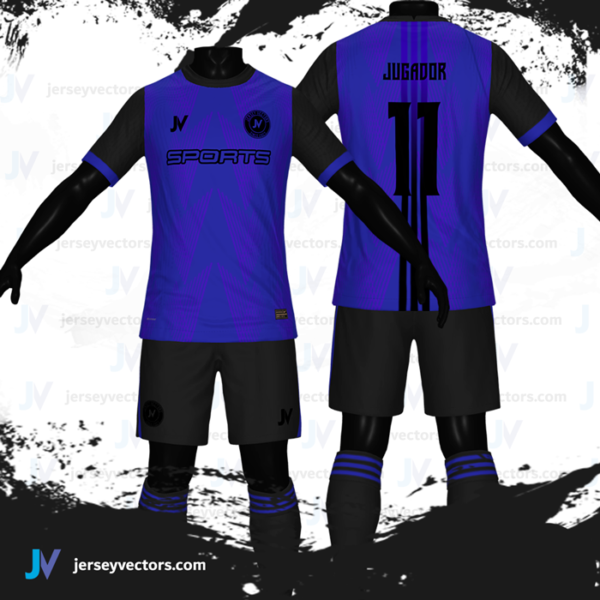 Jersey Vectors Blue - Image 2