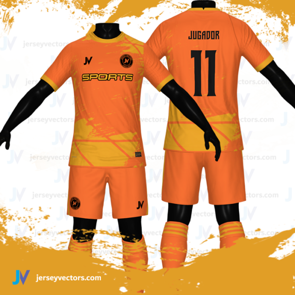 Jersey Vectors Muztard Orange - Image 2