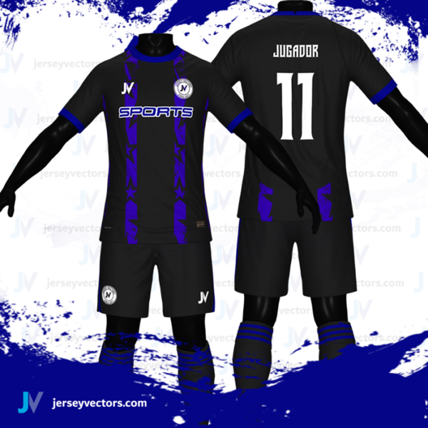 Jersey Vectors Blue Start - Image 2