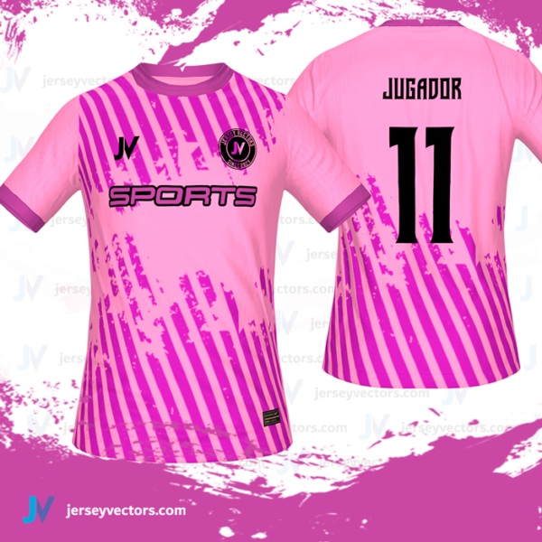 Jersey Vectors Purple Pink - Image 2