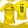 Jersey Vectors Yellow Lines - Image 3