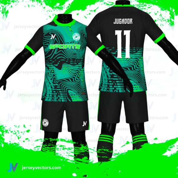 Jersey Vectors Green Mint - Image 3