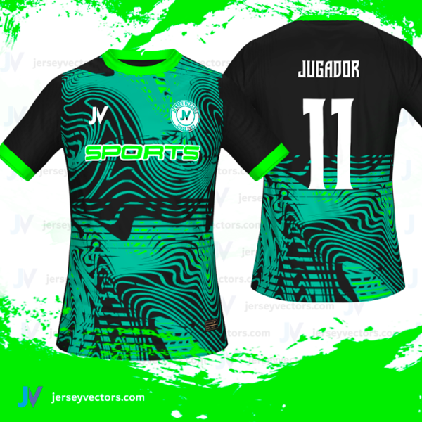 Jersey Vectors Green Mint - Image 2