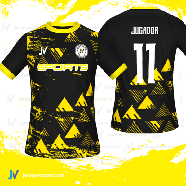 Jersey Vectors Yellow. - Image 2