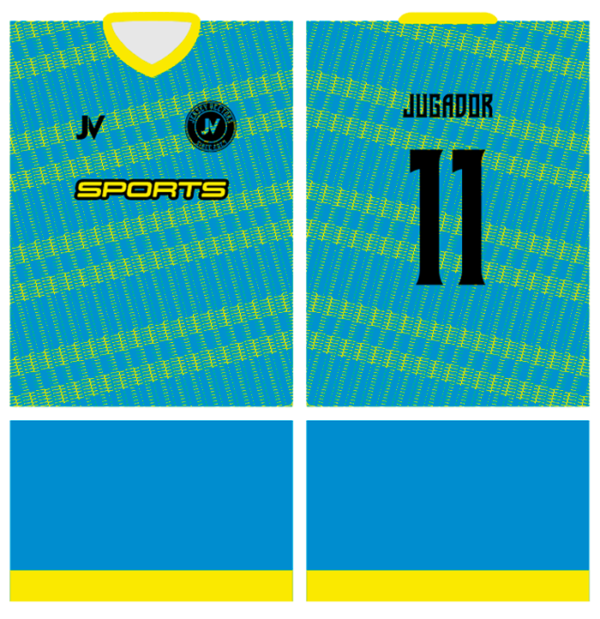 Jersey Vectors Blue Yellow