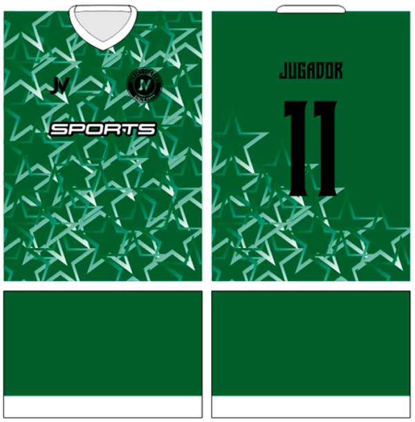 Jersey Vectors Green White