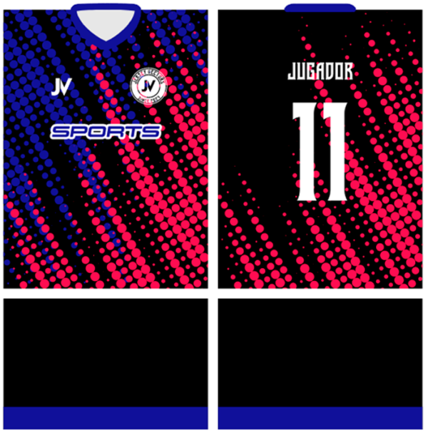 Jersey Vectors Red Blue