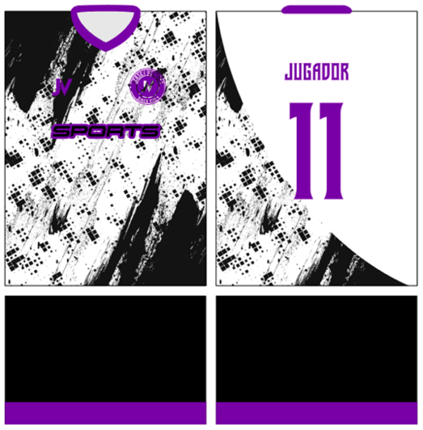 Jersey Vectors Purple Black