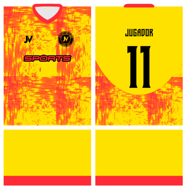 Jersey Vectors Orange Yellow