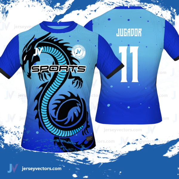 Jersey Vectors Blue - Image 2