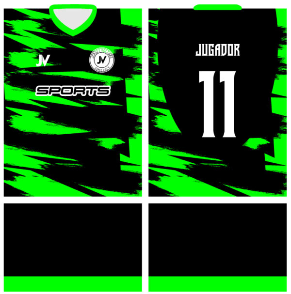 Jersey Vectors Black Green