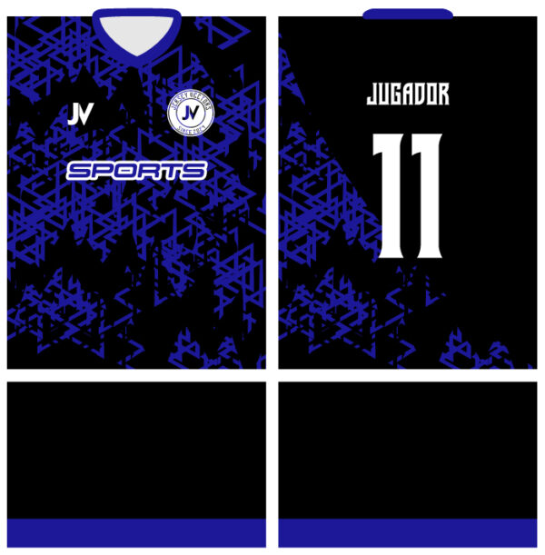 Jersey Vectors Blue Black