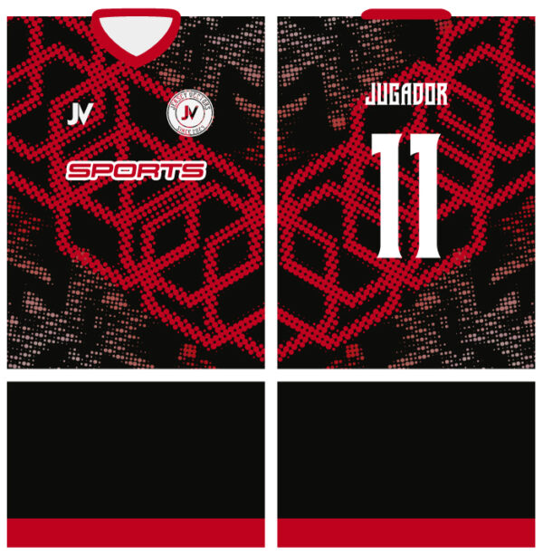 Jersey Vectors  Red Black