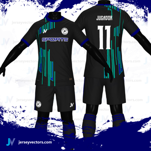 Jersey Vectors   Blues Colors - Image 3